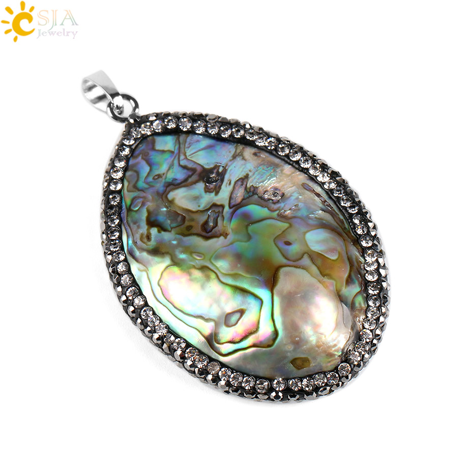 CSJA New Zealand Natural Abalo - Jewelry Making New Zealand review and price