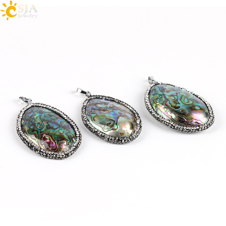 CSJA New Zealand Natural Abalo - Jewelry Making New Zealand review and price