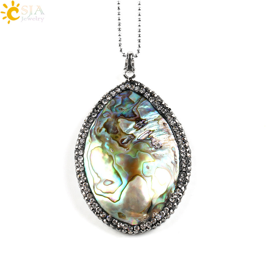 CSJA New Zealand Natural Abalo - Jewelry Making New Zealand review and price