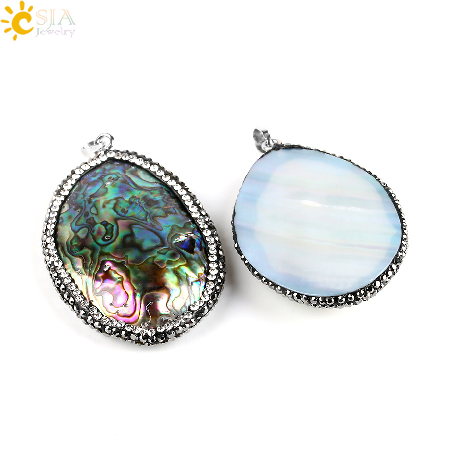 CSJA New Zealand Natural Abalo - Jewelry Making New Zealand review and price