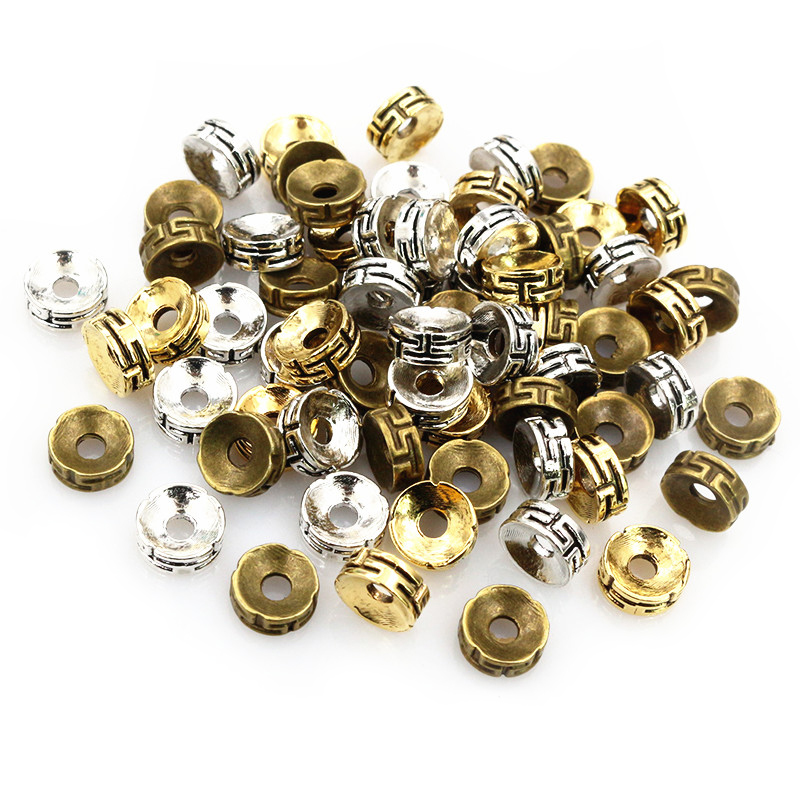 50pcs 7.5x3mm Spacer Beads Bro - Eyepin Ball End review and price