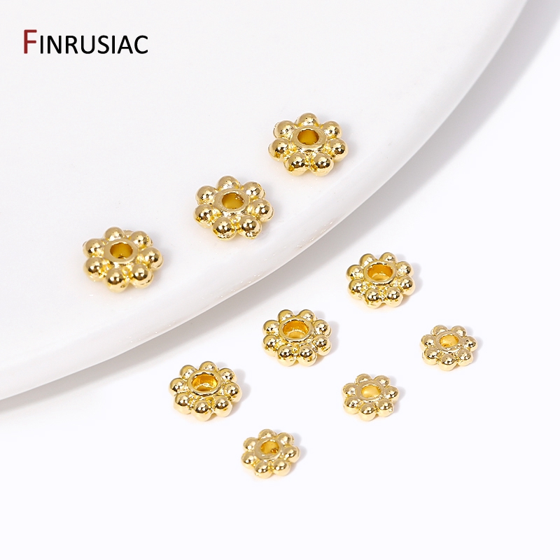 30PCS 4mm/5mm/6mm 14K Real Gol - Jewelry Making In Bali review and price