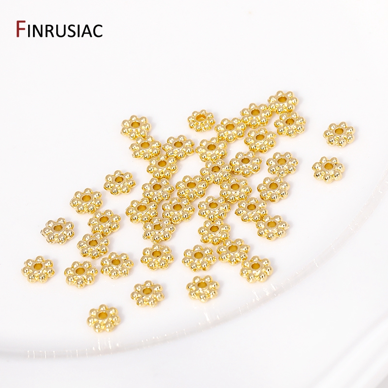 30PCS 4mm/5mm/6mm 14K Real Gol - Jewelry Making In Bali review and price