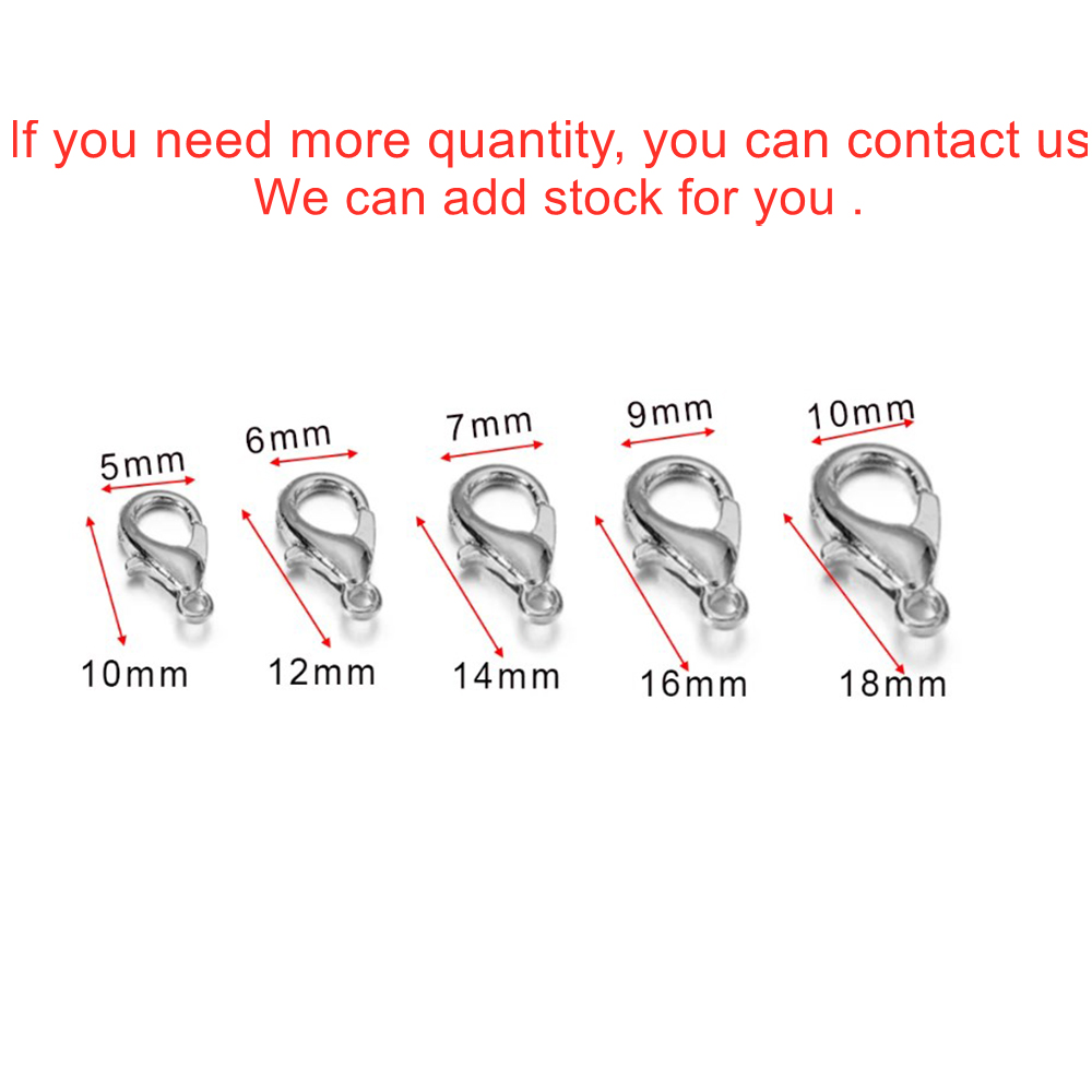 10pcs Multiple Size Lobster Cl - Jewelry Making School review and price