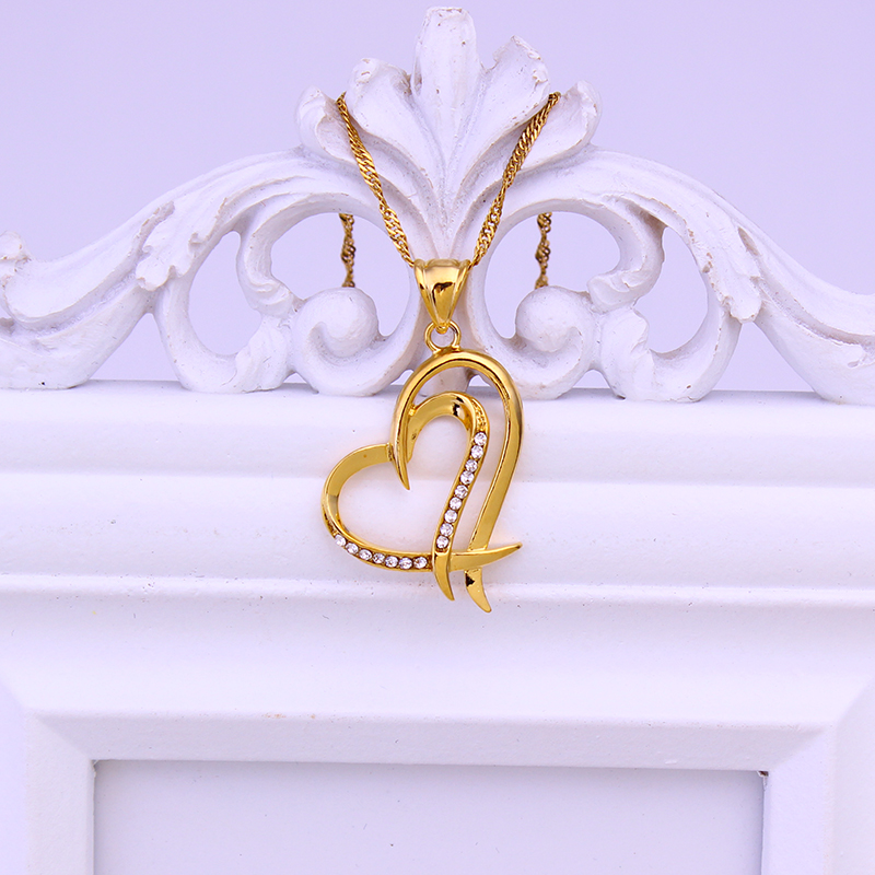 FS Heart Pendant Necklace Gold - Jewelry Making New Zealand review and price