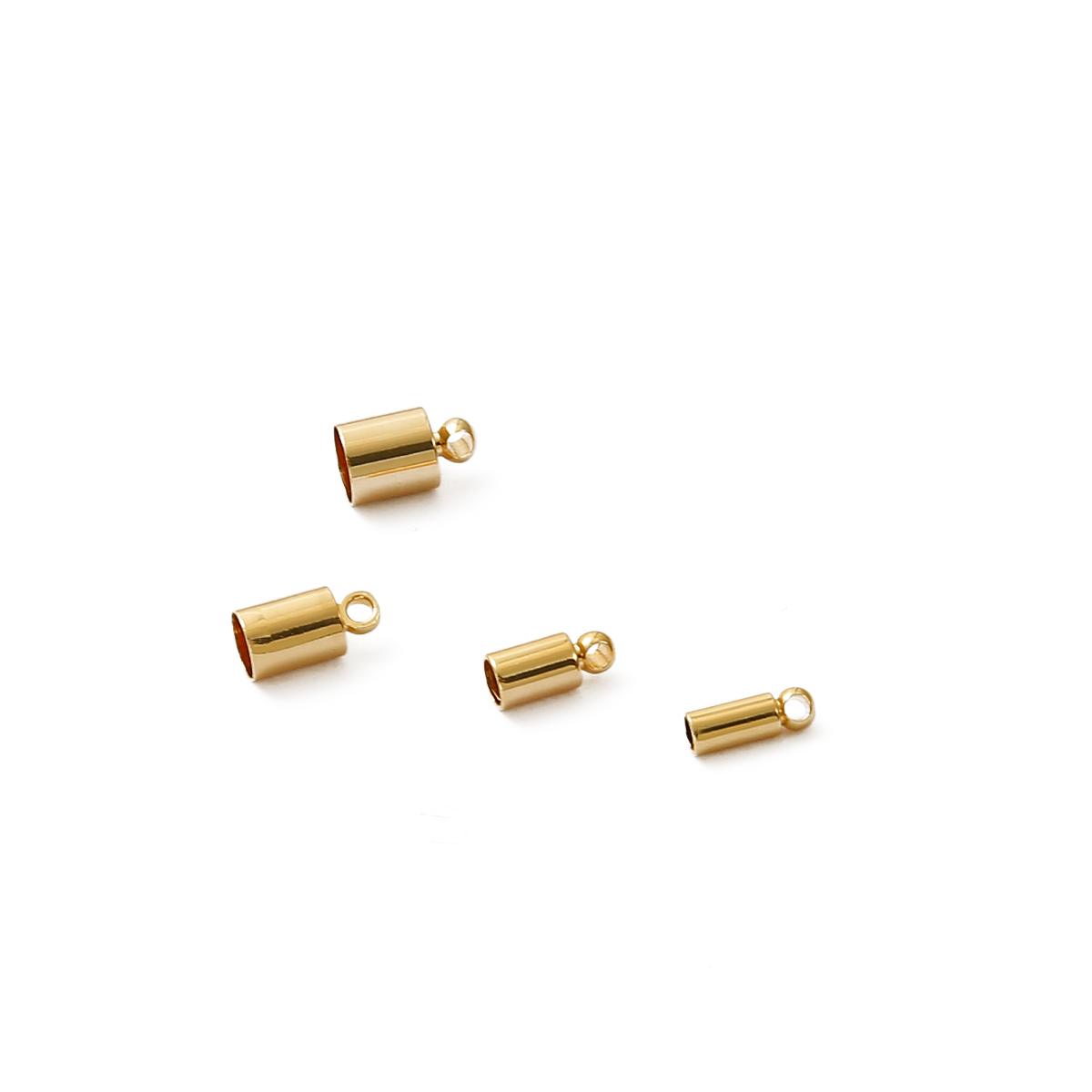 18K Gold Plated 4Pcs Copper Ca - Eyepin Ball End review and price