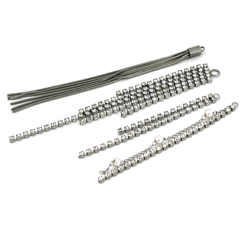 2pcs Stainless Steel Rhineston - Jewelry Making Materials Wholesale review and price