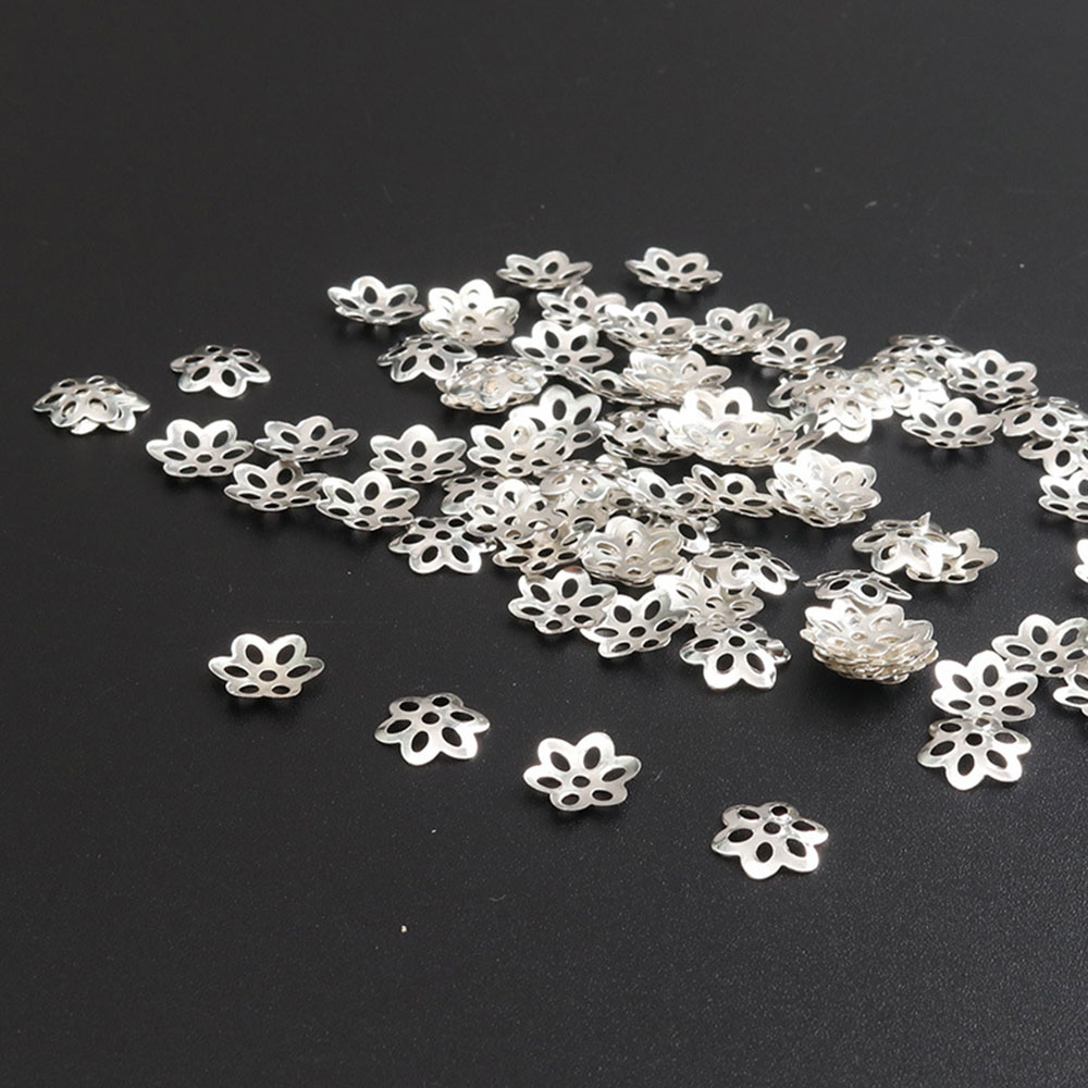 100Pcs Flower Bead Caps for Br - Jewelry Making In Bali review and price