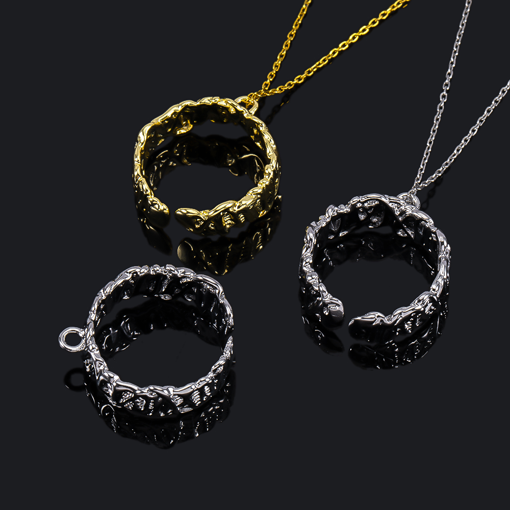 2Pcs Gold Plated Irregular Ope - Jewelry Making Materials Wholesale review and price