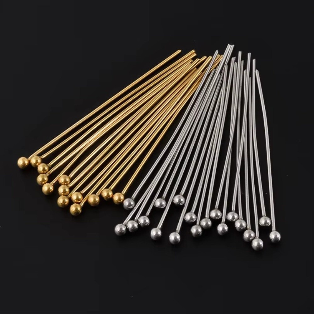 100PCS Brass Jewelry Making Pi - Eyepin Ball End review and price